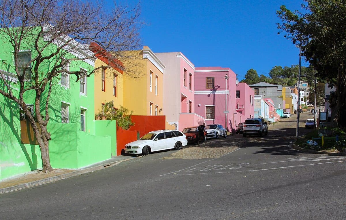 15-37 Pentz Street, Bo-Kaap (aka Malay Quarter), Cape Town, South Africa. A former township situated on the slopes of Signal Hill above the city centre and a historical centre of C