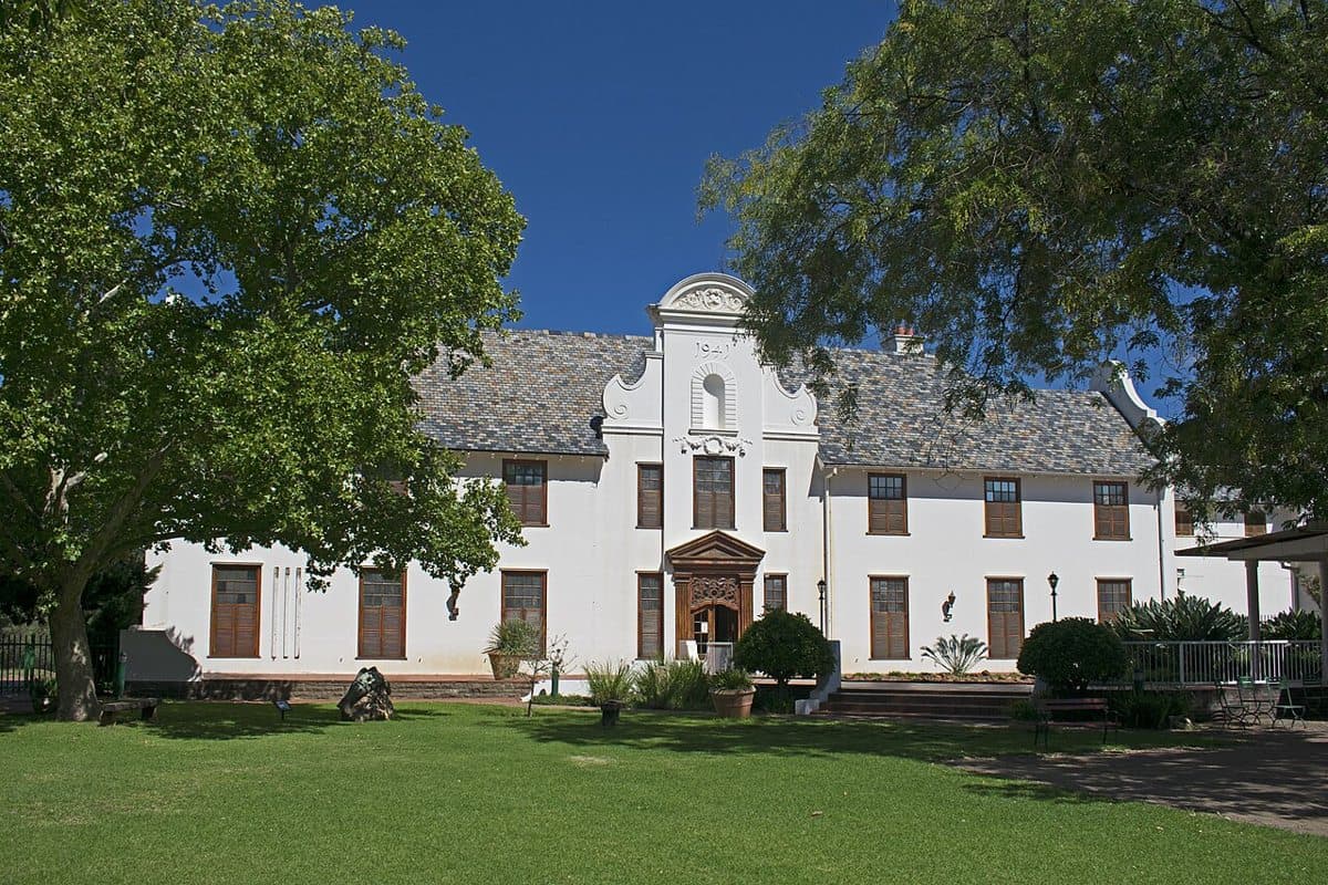 Oliewenhuis Art Museum seen from the east, Bloemfontein, Free State, South Africa