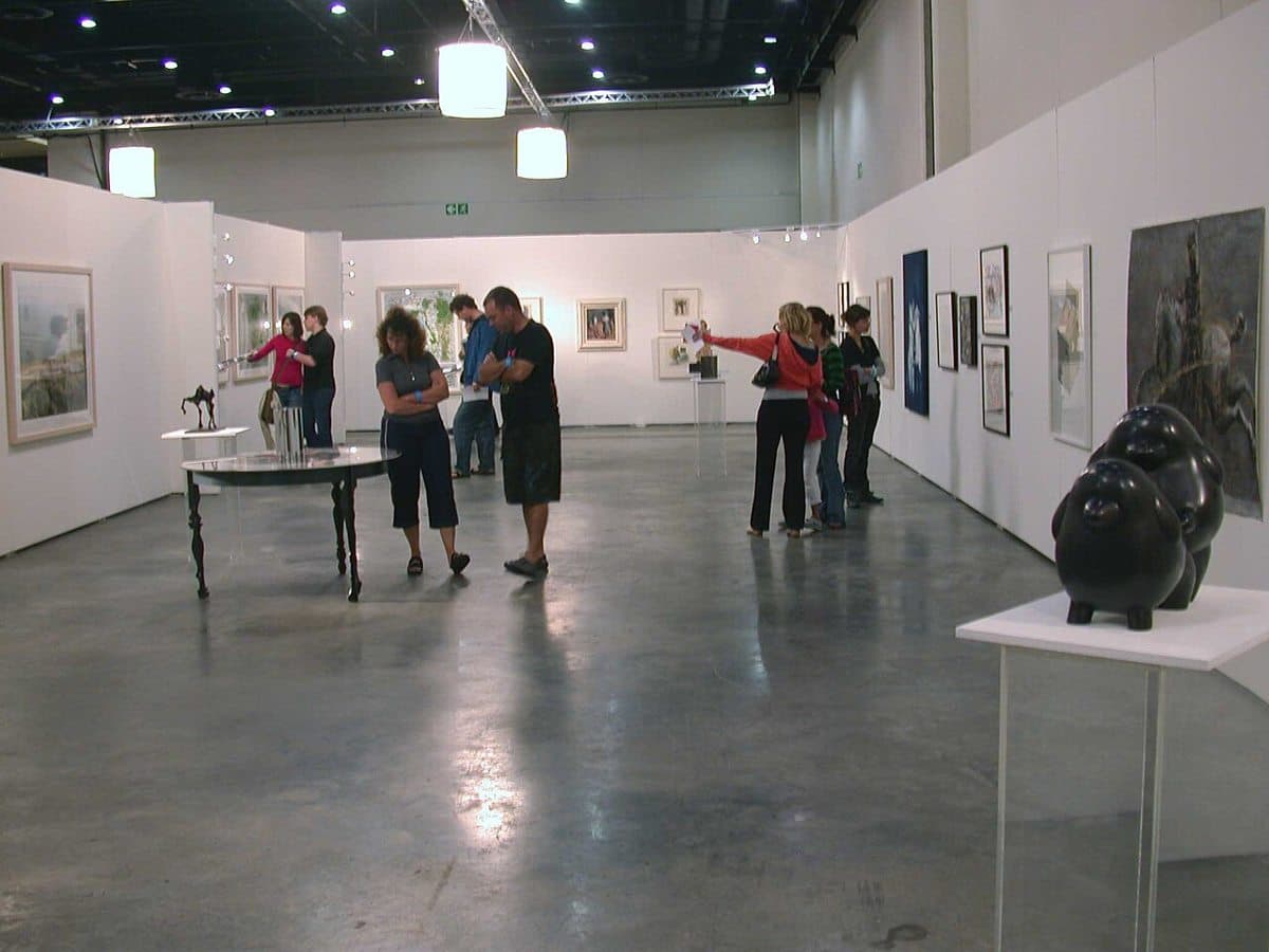 The en:Goodman Gallery stand at the 2008 en:Joburg Art Fair at the Sandton Convention Centre in en:Johannesburg