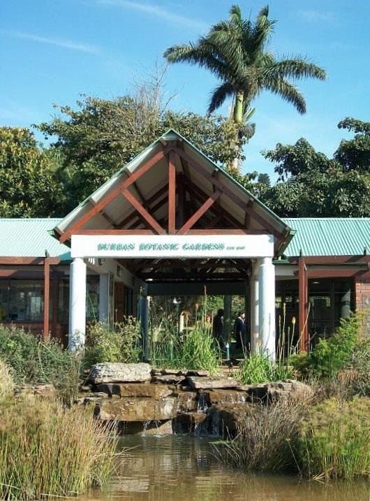 New entrance of Durban Botanic Garden, South Africa.
